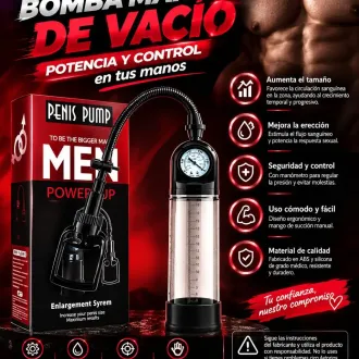 POTENCIA Y CONTROL EN TUS MANOS BOMBA MANUAL DE VACIO PENIS 