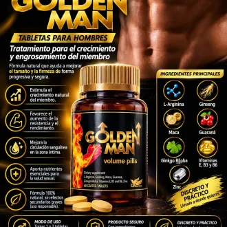 GOLDEN MAN MÁS CONFIANZA MÁS SEGURIDAD MÁS BIENESTAR 