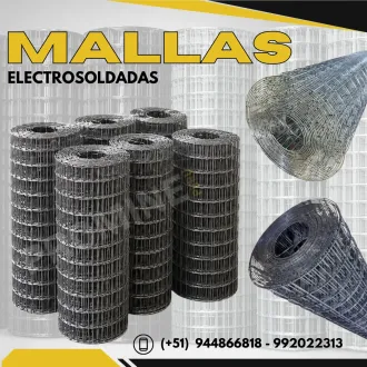 Malla electrosoldada para fortificación minera