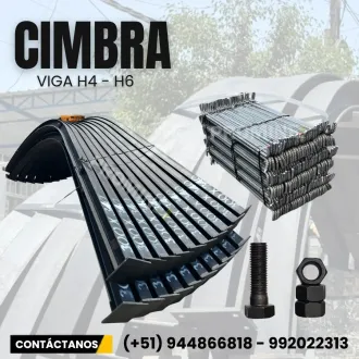 Cimbras Metálicas H4H6 para Sostenimiento de Minas Subterrá