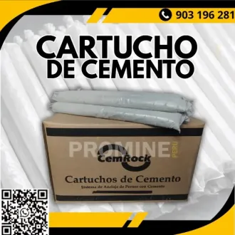 Cartuchos de cemento con fraguado controlado para anclaje