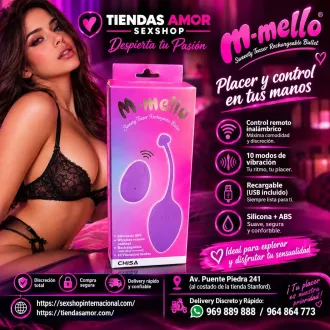 M-Mello Pleasure Kiss Vibrating Bullet-Purple Sexshop tiend