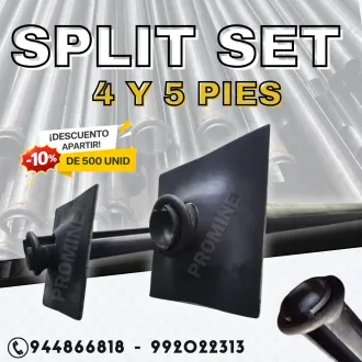 Split Set de 4 y 5 pies - Perno de anclaje - Lima