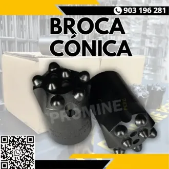 Brocas Cónicas con Botones de Carburo de Tungsteno