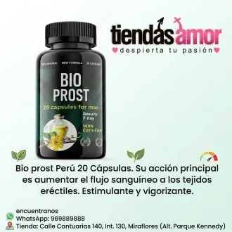  Potencia tu virilidad Bio Prost Original en Miraflores 