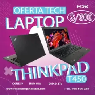OFERTA DE LAPTOP THINKPAD T450 