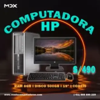 Potencia tu trabajo computadoraHP Core i5 en oferta imperdible