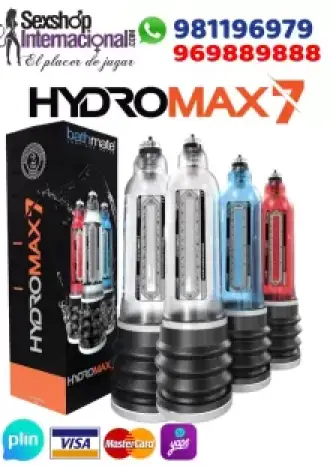 BOMBA DE VACIO-AGUA-HIDROMAX7-MASTURBADOR-SEXSHOP LIMA 971890151 