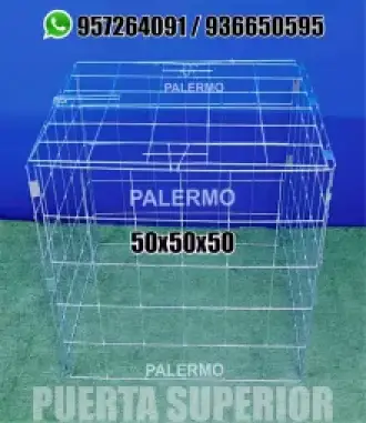 jaula en malla para gallos en lima