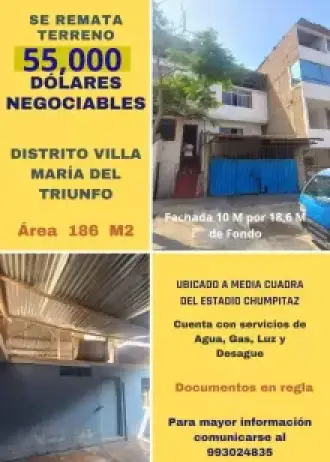 En VMT se Vende Terreno 