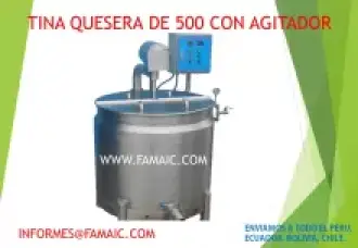 TINA QUESERA DE 2000 LTS 