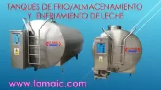 TANQUE DE FRIO PARA LECHE COMPLETO CON UNIDAD DE FRIO