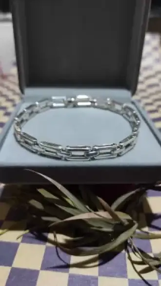 Pulsera Eslabón Plata 950 Caballero