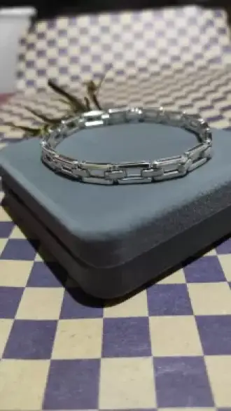 Pulsera Eslabón Plata 950 Caballero