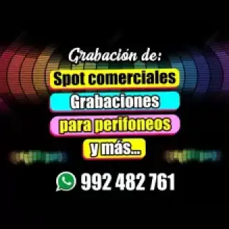 Spot publicitario - Audio y Video - Audio para perifoneo