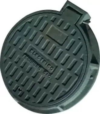 ARO Y TAPA DE FIERRO FUNDIDO PARA REGISTROS ELECTRICOS