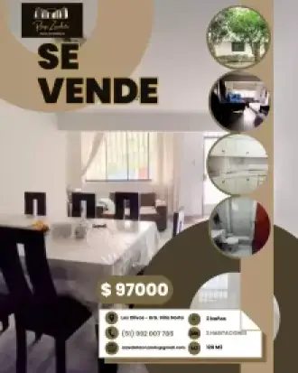 Se Vende Departamento 