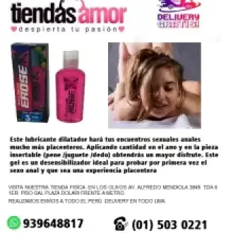 Lubricante Multiorgasmico Erosex Tutti Frutti.