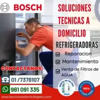 Reparación_Mantenimiento REFRIGERADORAS BOSCH 981091335 LURIN