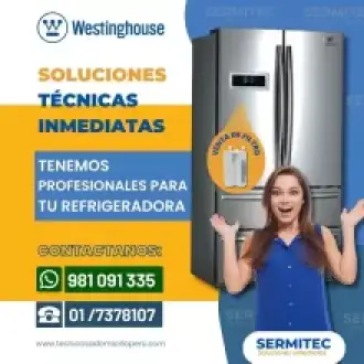  TÉCNICOS A DOMICILIO-REFRIGERADORAS-Westinghouse. CONTÁCTANOS YA LOS OLIVOS