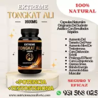 TONGKAT ALI TESTOSTERONA POTENCIA DESARROLLO GARANTIZADO 931568025