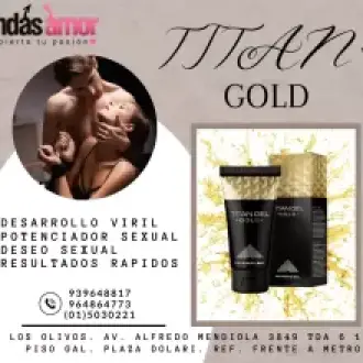 Titan Gel para hombre Aumenta el tamaño del Miembro.