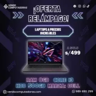 DESCUENTO EN LAPTOPS CORE i3