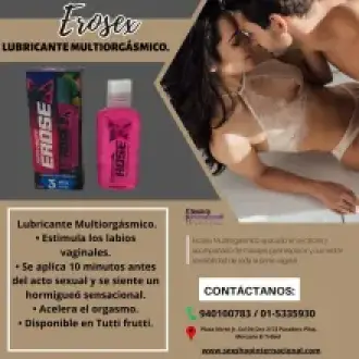 LUBRICANTE MULTIORGASMICO EROSEX - SEXSHOP PLAZA NORTE