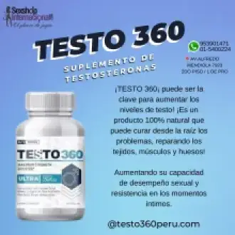TESTO 360 VIRILIDAD-LOS OLIVOS-953901471