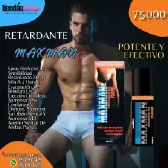 MAXMAN 75000 SPRAY RETARDANTE ERECCION DURADERA SEXSHOP 993890429