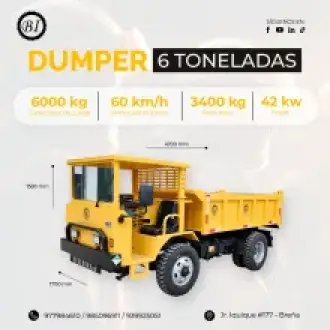 DUMPER 6 TONELADAS