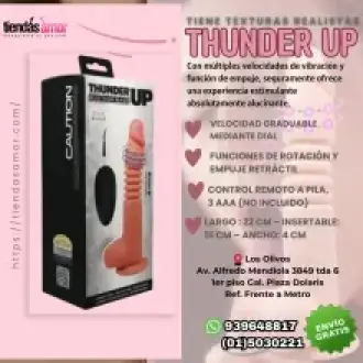 THUNDER UP tiene texturas realistas GAL. PLAZA DOLARIS IZAGUIRRE