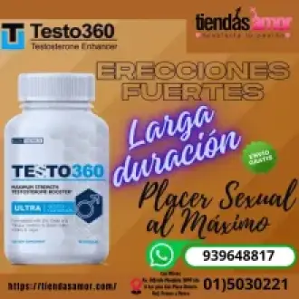 MEDICINA TESTO 360 POTENCIADOR SEXUAL