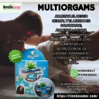 MULTIORGASMICO PARA MUJER AUMENTA EL DESEO SEXUAL
