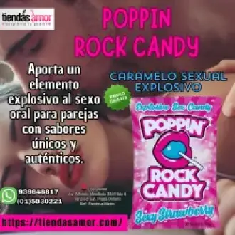 Poppin Rock Candy caramelo explosivo sexo oral