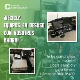 COMPRA DE COMPUTADORAS RECICLADAS OFERTAS AHORA 
