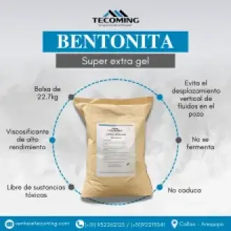 BENTONITA SUPER EXTRA GEL TECOMING SAC 