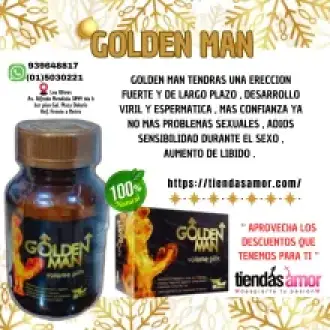 GOLDE MAN EL MEJOR PRODUCTO PARA EL MIEMBRO