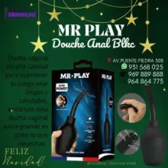 PARA LOS AMANTES DEL SEXO ANAL LIMPIO Y SIN DOLOR - MR PLAY DUCHA ANAL