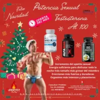 TESTOSTERONA AL 100 MAS POTENCIA 