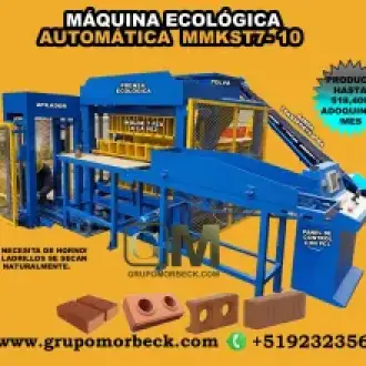 Máquinas Ecológica para fabricar ladrillos de arcilla