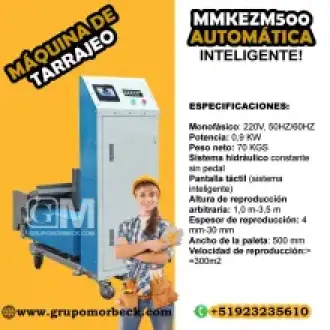 Máquina para Tarrajear paredes.