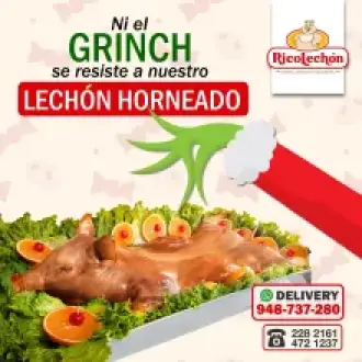 RicoLechón horneado El sabor de la Navidad en cada bocado 