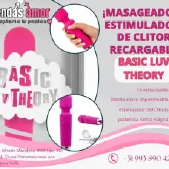 BASIC LUV THEORY Masajeador estimulador de clitoris recargable