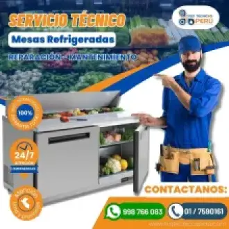 SERVICIO CON GARANTÍA- REPARACIÓN DE MESAS REFRIGERADA 998766083