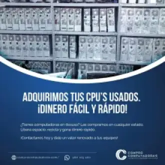 COMPRAMOS EQUIPOS DADOS DE BAJA