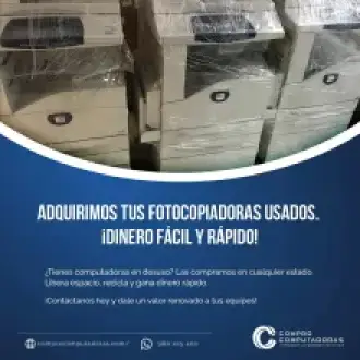 COMPRAMOS EQUIPOS DADOS DE BAJA