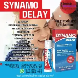 Dynamo Delay - Más del DOBLE de los aerosoles por botella - PERU