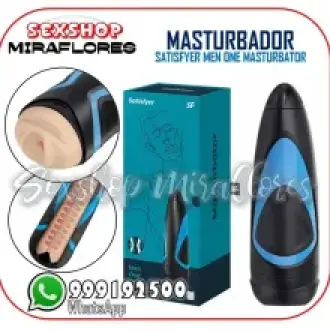 SATISFYER MEN ONE MASTURBATOR - MASTURBADOR MASCULINO - SEXSHOP MIRAFLORES