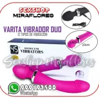 DOUBLE PENETRATION HEATING VIBRATOR - VIBRADOR DUO - SEXSHOP MIRAFLORES